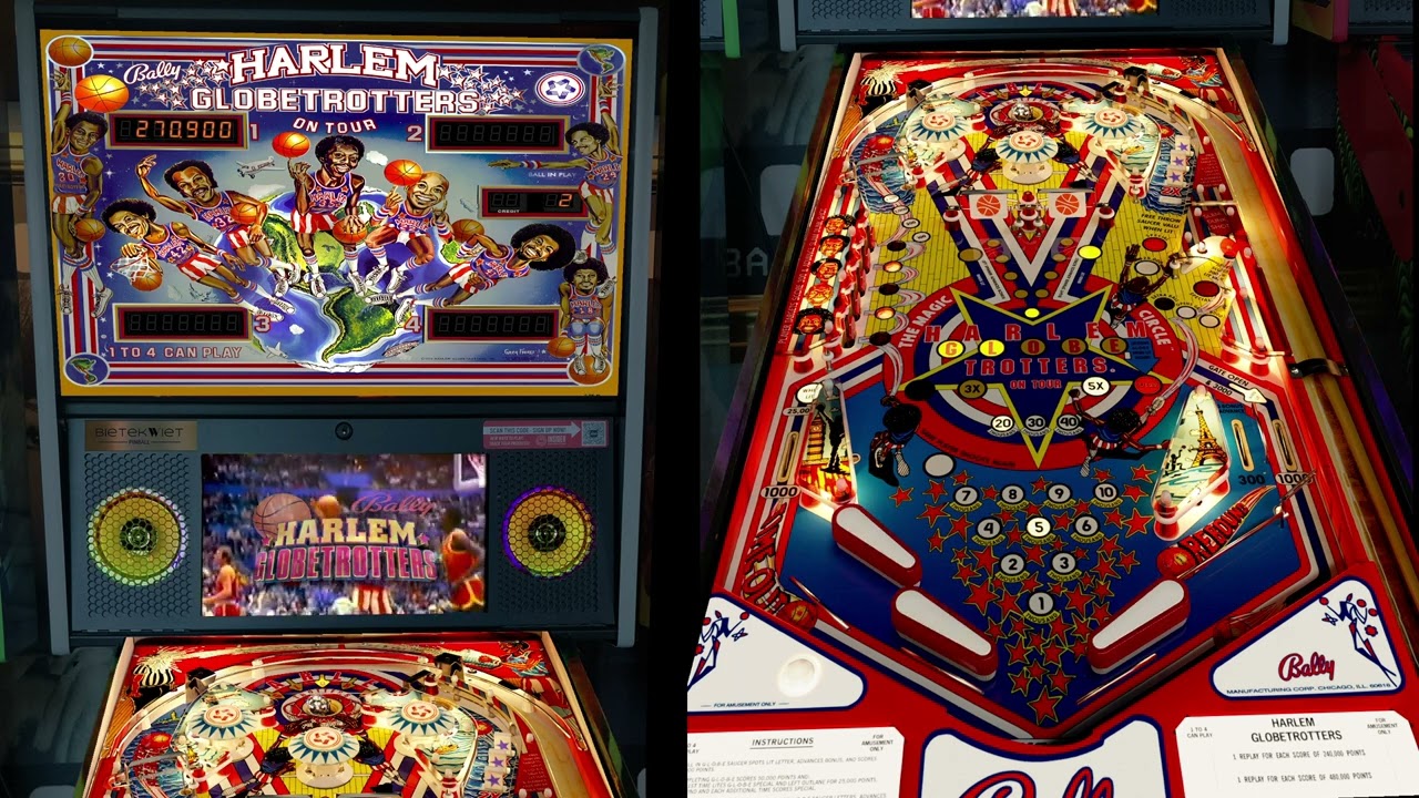 Harlem Globetrotters On Tour (Bally 1979) by VPW  : Visual Pinball X (VPX)