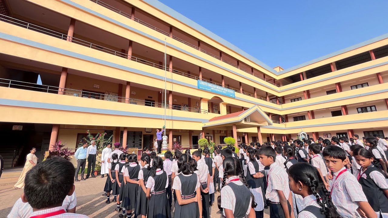LORETTO ENGLISH MEDIUM HIGH SCHOOL, LORETTO AFFILIATED TO THE CBSE NEW DELHI.  SCHOOL ANTHEM