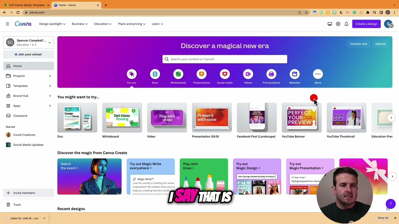 Create Stunning Talking Head Videos Using Canva #shorts