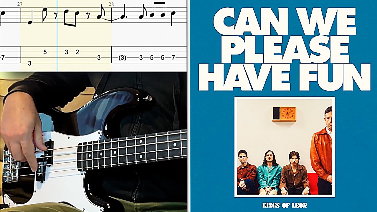 Kings Of Leon &ndash; Actual Daydream BASS COVER with TABS (It's SMOOTH!)