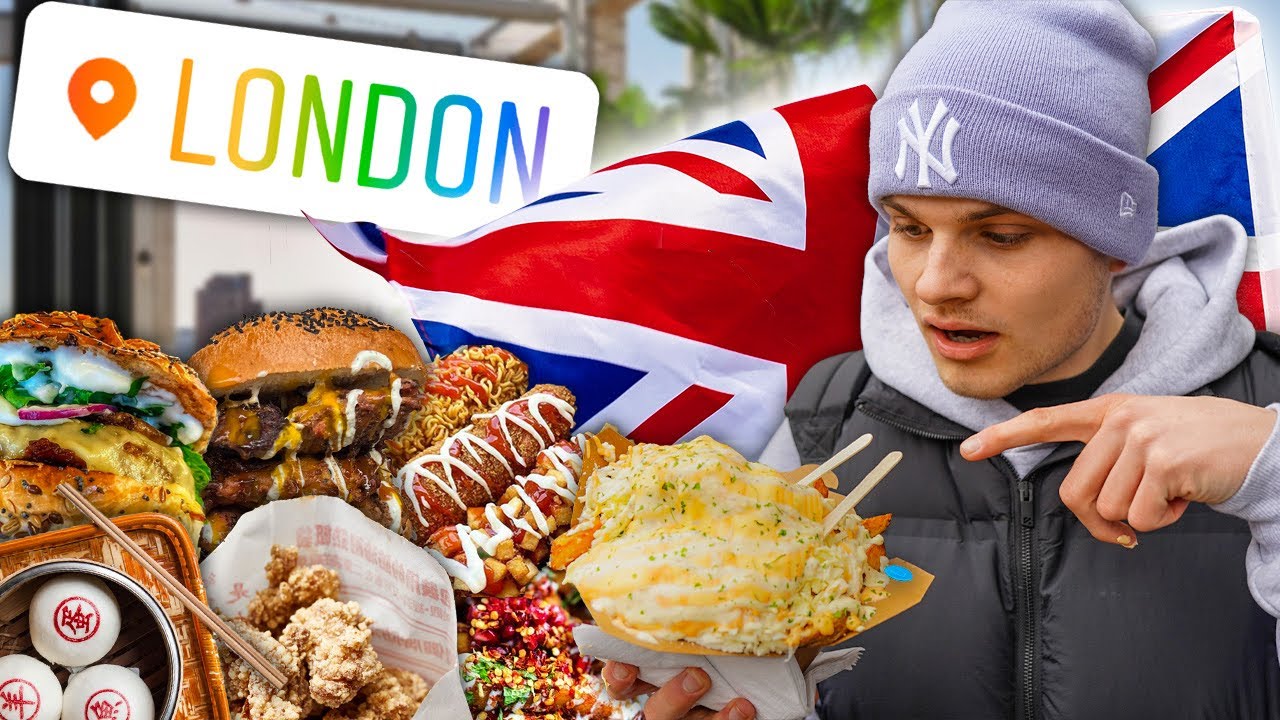 Die BESTEN FOOD HOTSPOTS in LONDON🍔 XL FOOD TOUR🤤 | Jan