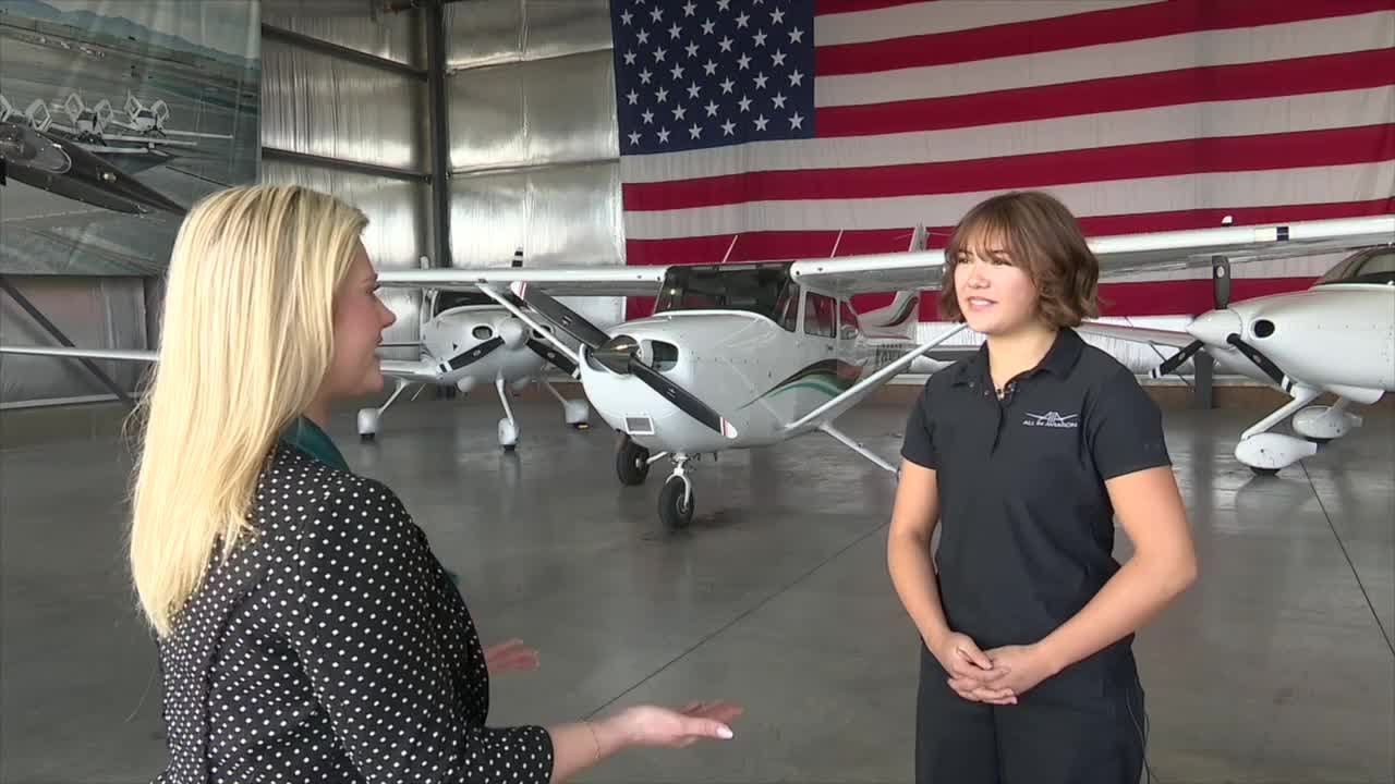 Women in aviation: Local pilot mentoring the next generation of female flyers