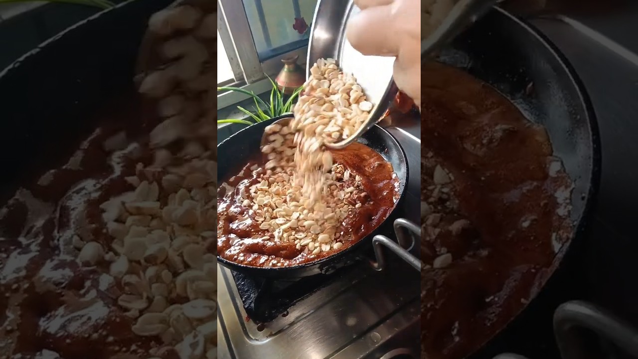 Peanut Chikki #food #recipe #cooking #trending @nishamadhulika @BristiHomeKitchen