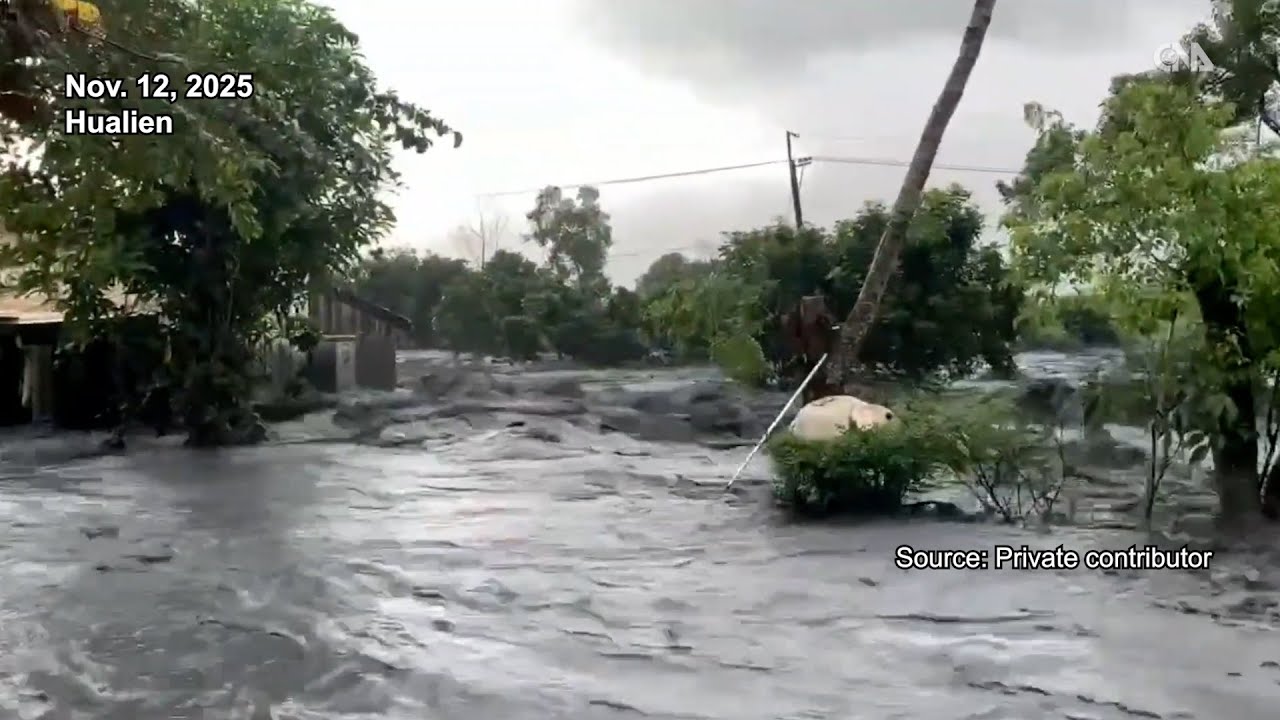 Matai&rsquo;an Creek overflows into village as tropical storm nears