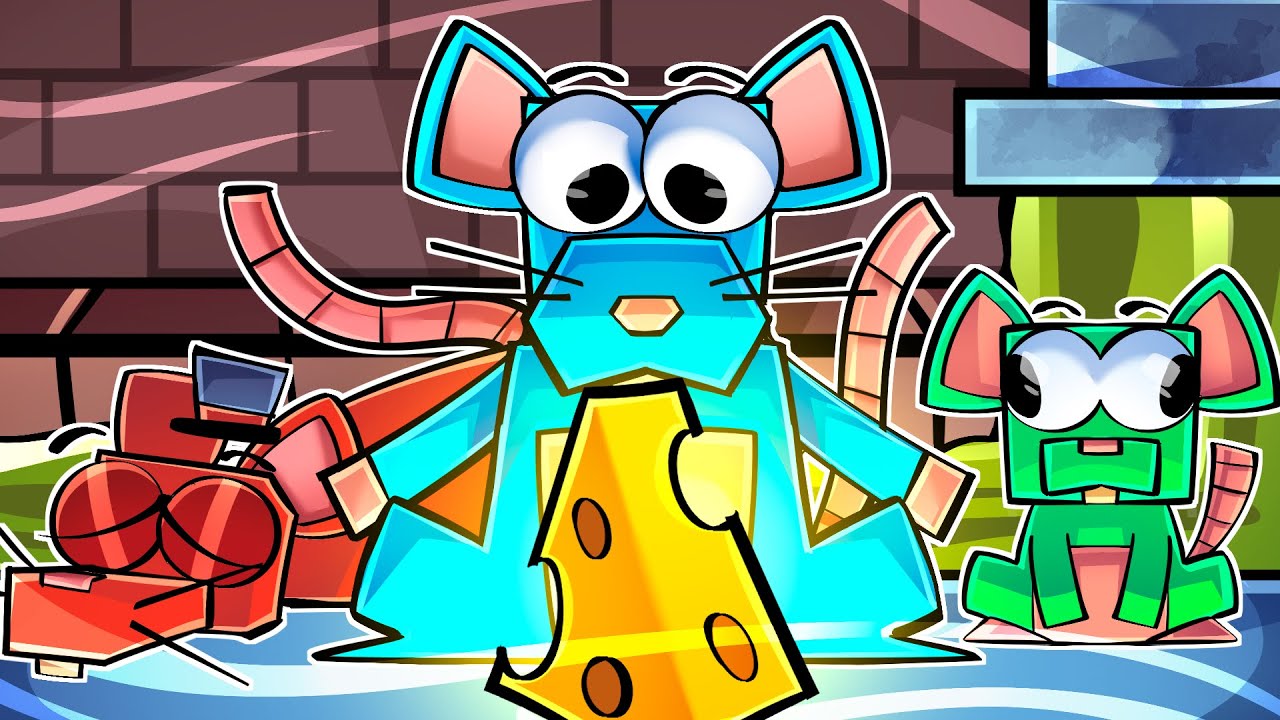 Vida de Rato no Minecraft!