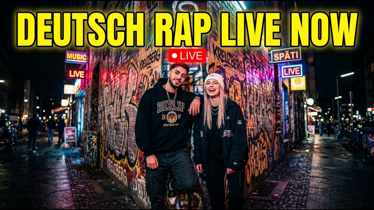 🔴 LIVE Deutsch Rap Radio 24/7 – Hip Hop & R&B Beats für Night Drive, Lernen & Berlin Nights