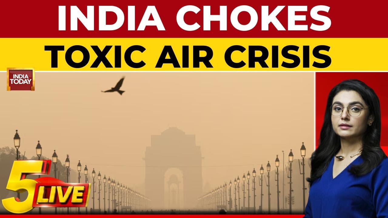 60% of India Breathes Toxic Air, New Study Reveals; Delhi, Mumbai Choke on Pollution