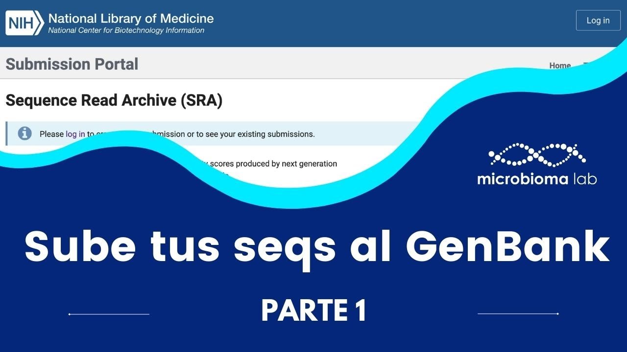 🧬🧬🧬¿Cómo SUBIR tus SECUENCIAS de ILLUMINA al SRA del GenBank del NCBI? Metagenómica del 16S rRNA🧬🧬🧬