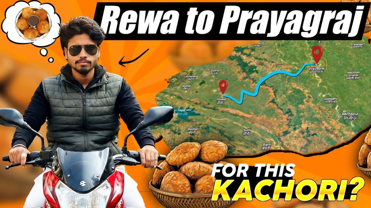 Kachori aur Meri zid ki kahani | Rewa to Prayagraj for Kachori 🤌| 