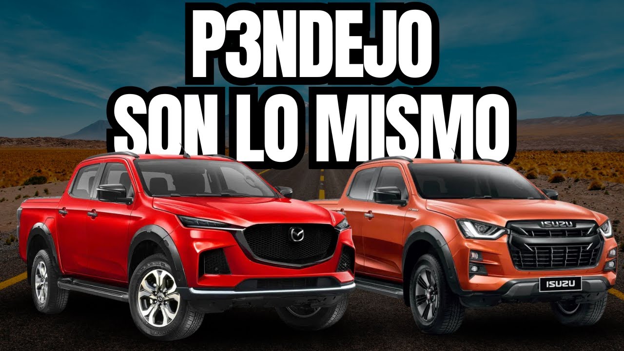 ¡La misma camioneta con otra peluca! 😂 Mazda BT-50 vs Isuzu D-Max | Garaje Ballesta