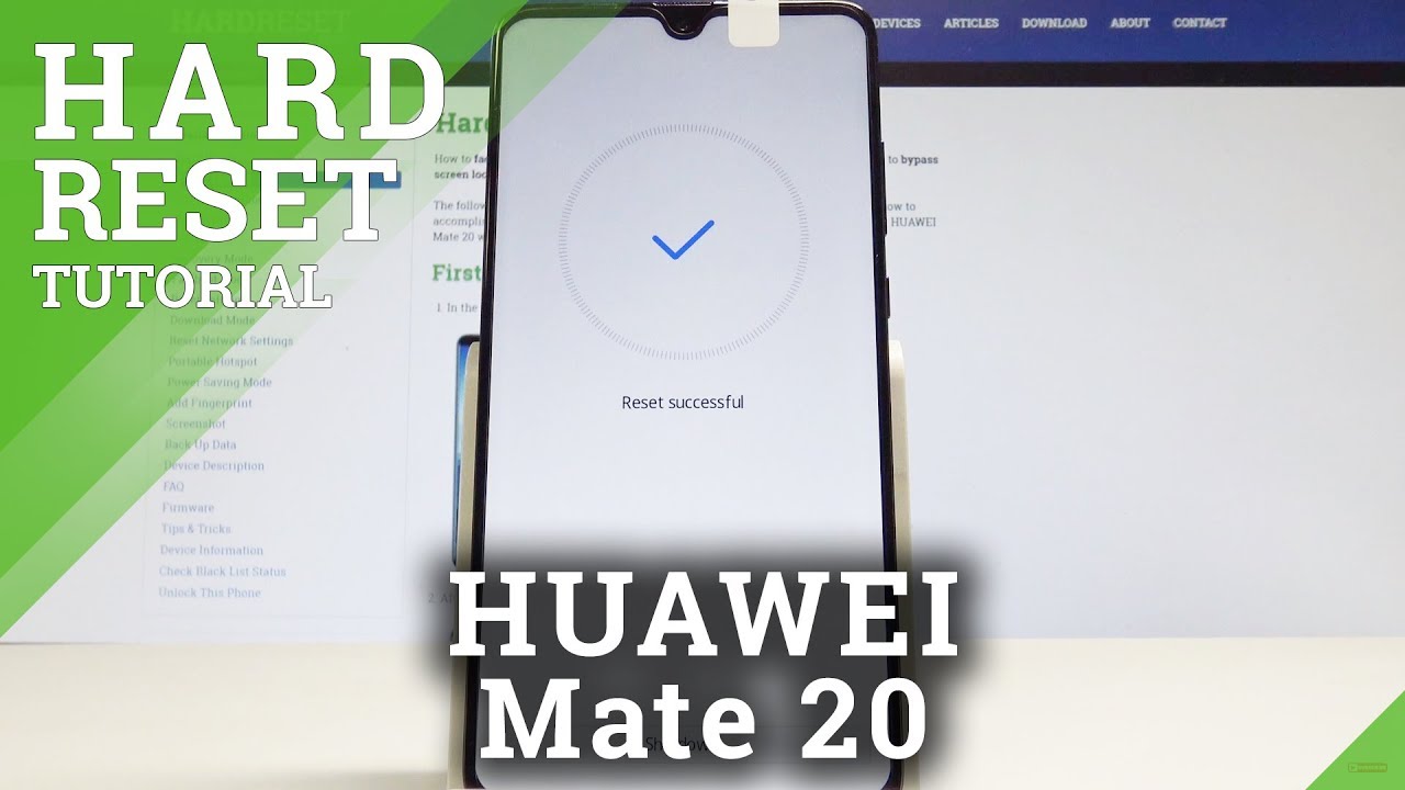 Как сделать полный сброс настроек HUAWEI Mate 20 — сброс настроек до заводских / код сброса