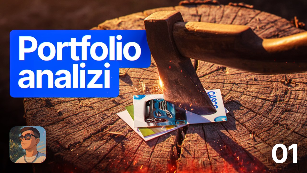 İzləyici dizaynlarını baltaladıq | Portfolio analizi və qrafik dizayn dərsləri