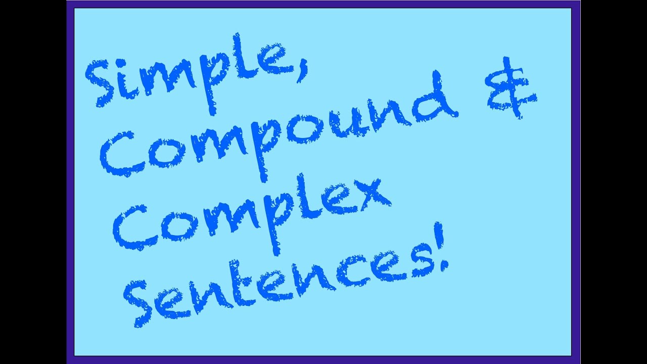 Simple, Compound & Complex Sentences - Part 1 - Spelling, Grammar & Punctuation Series