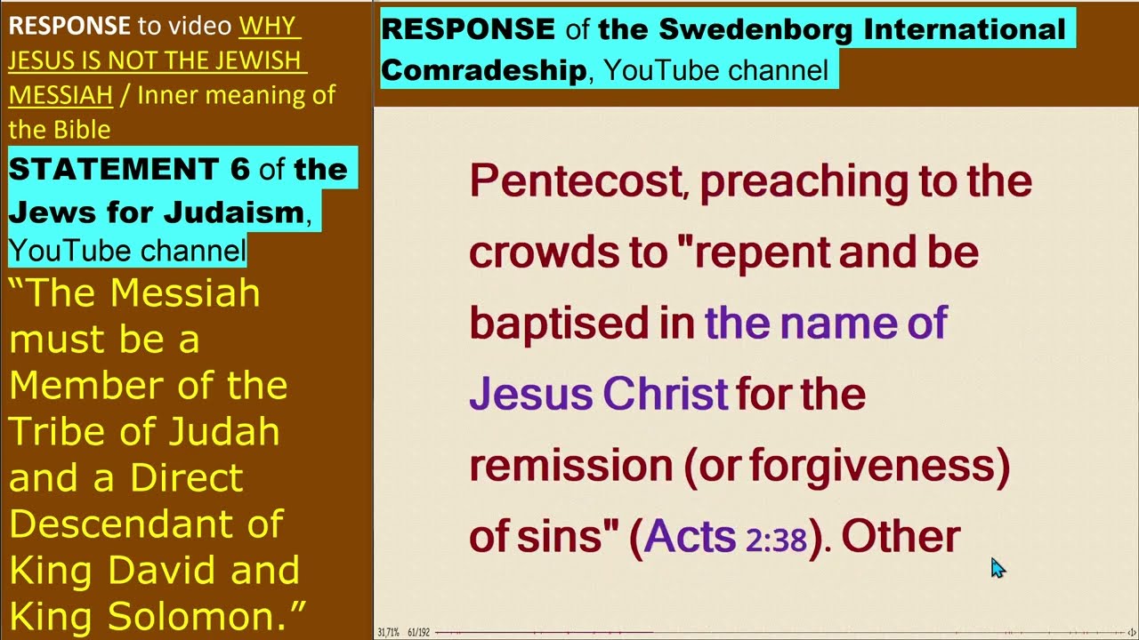 The Messiah of the New Jerusalem /9