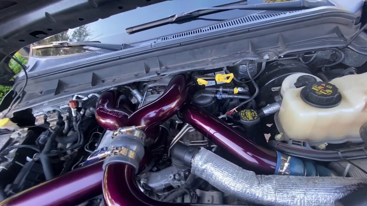 2015 f250 fully deleted with smeding diesel Intercooler piping kit overview