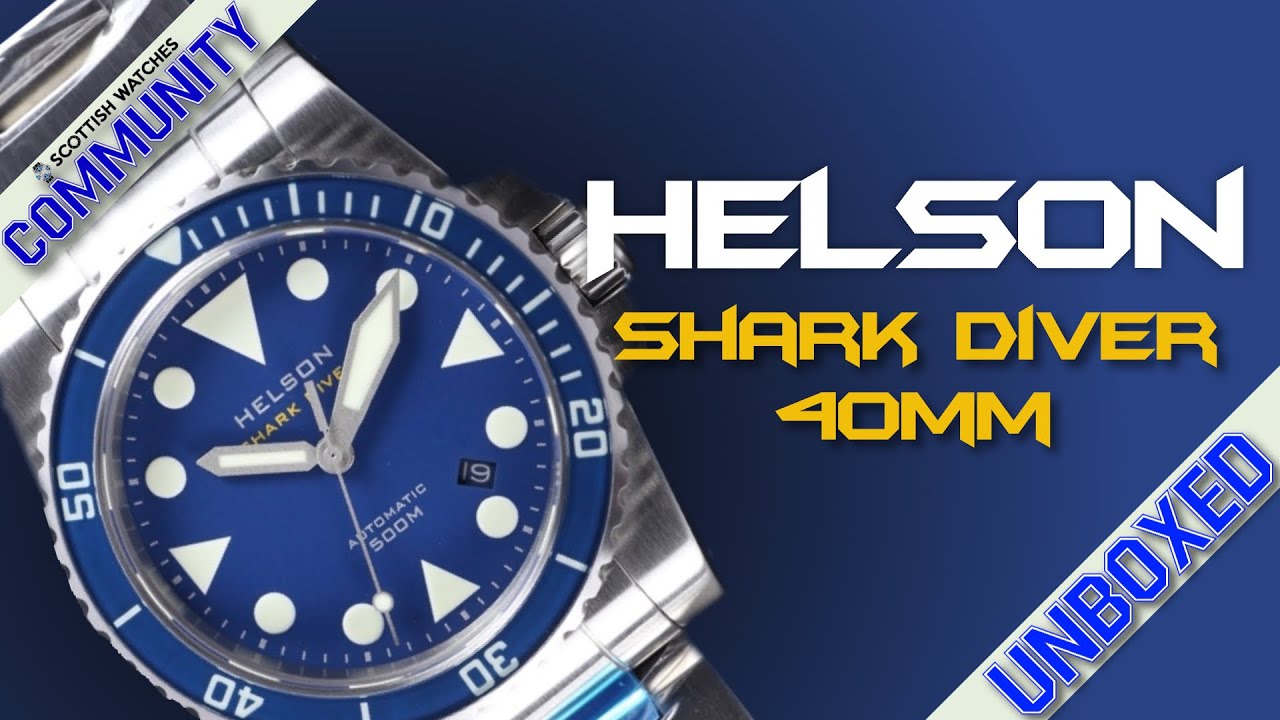 Watch Unboxing : Helson Shark Diver 40mm