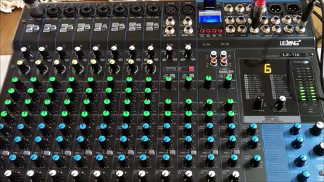 Como Funciona Mesa Lelong LE 716 (Parte1)