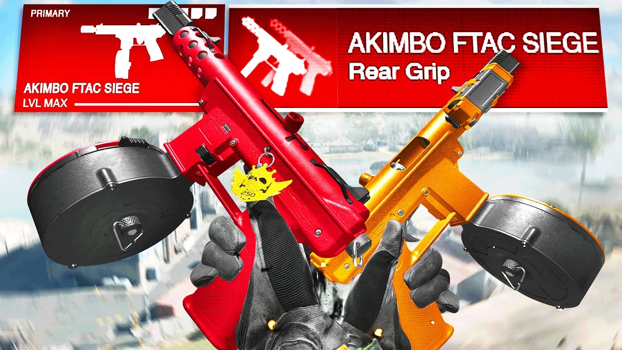 * NEW * AKIMBO FTAC SIEGE PISTOL IS OVERPOWERED in SEASON 4 WARZONE ( BEST SECONDARY LOADOUT)