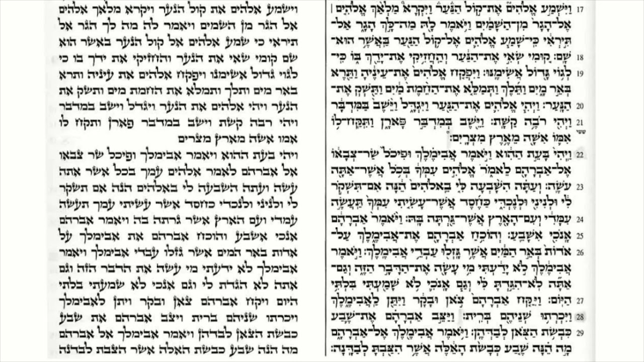 קריאת התורה לראש השנה יום א' - Rosh Hashana Torah Reading Day 1