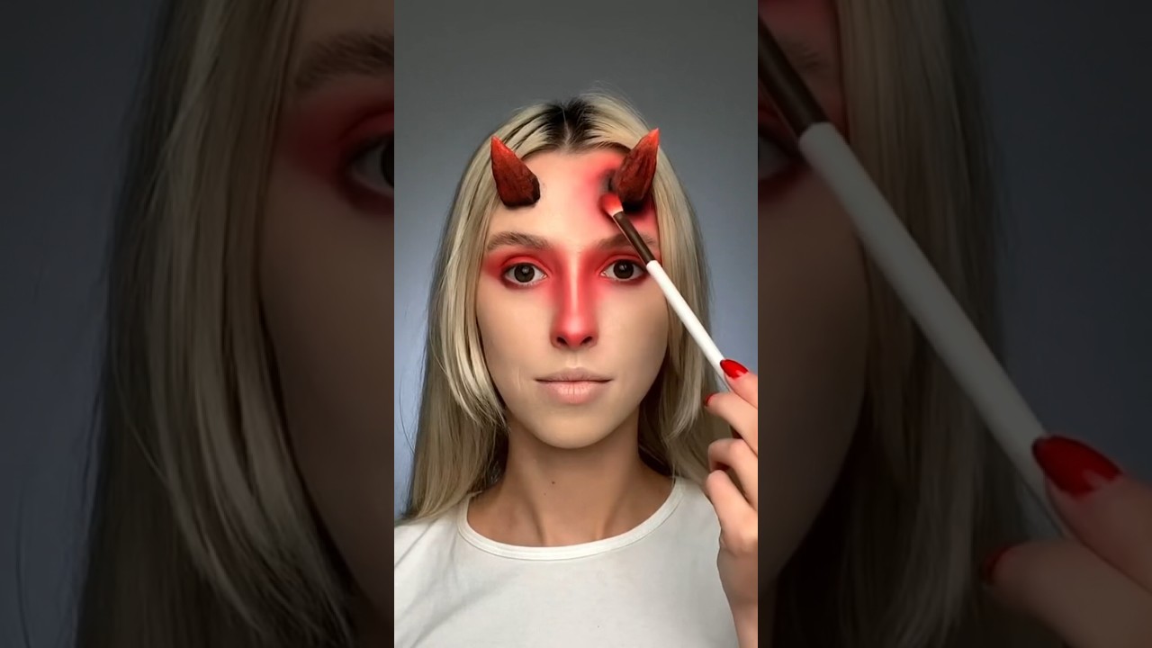Viral Easy DIY Devil Halloween Makeup Tutorial 😱✨ Best Idea You Should Try!