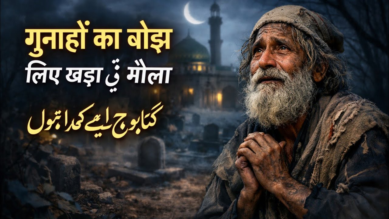 गुनाहों का बोझ लिए खड़ा हूँ मौला 😢 | New Muslim Sufi Qawwali | Hindi Urdu Naat