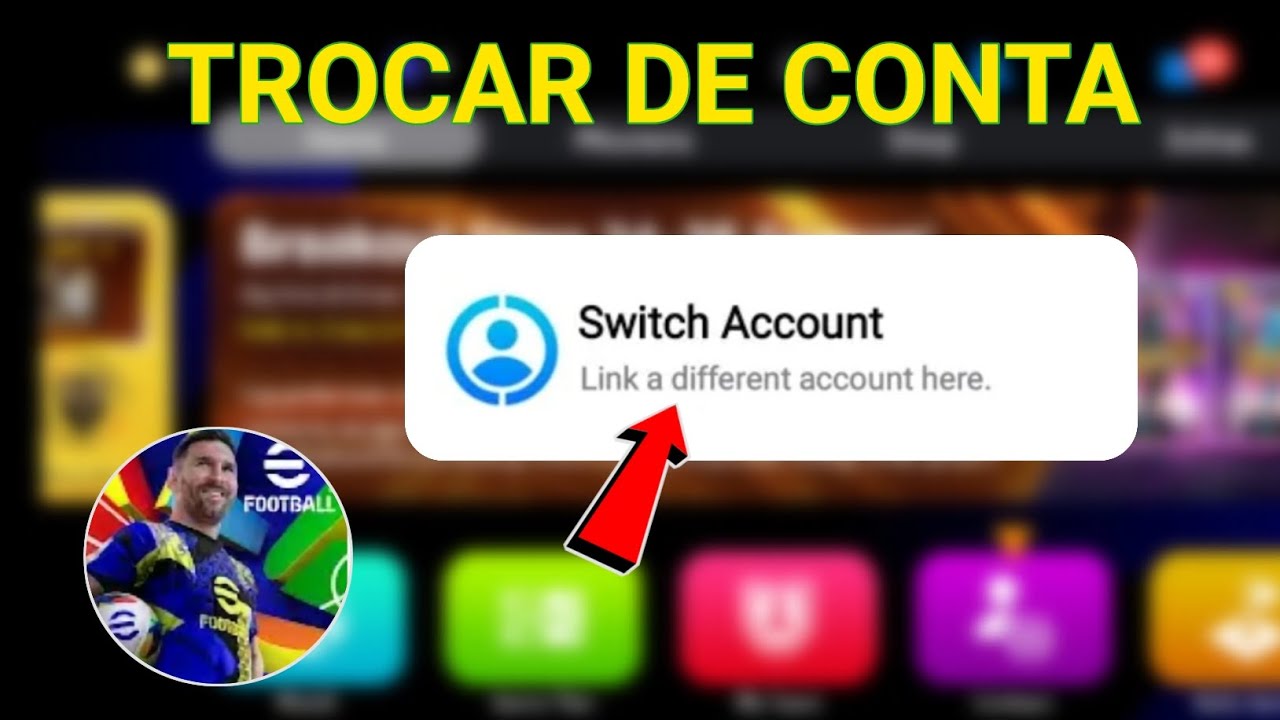 Como Fazer Login com Outra Conta da Konami | Como Trocar de Conta no eFootball