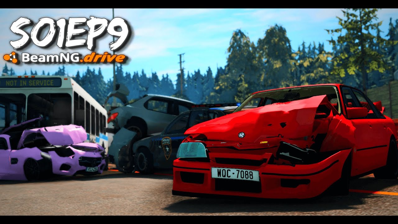 BeamNG Drive Movie: The Run For Their Lives. S01EP9 (+Sound Effects)