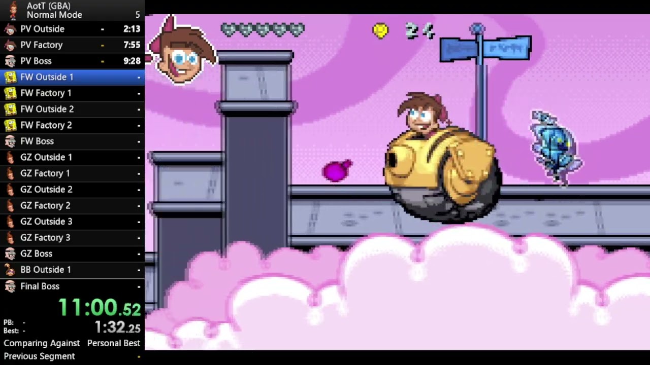 Nicktoons: Attack of the Toybots (GBA) - 1:28:49 Any% Speedrun