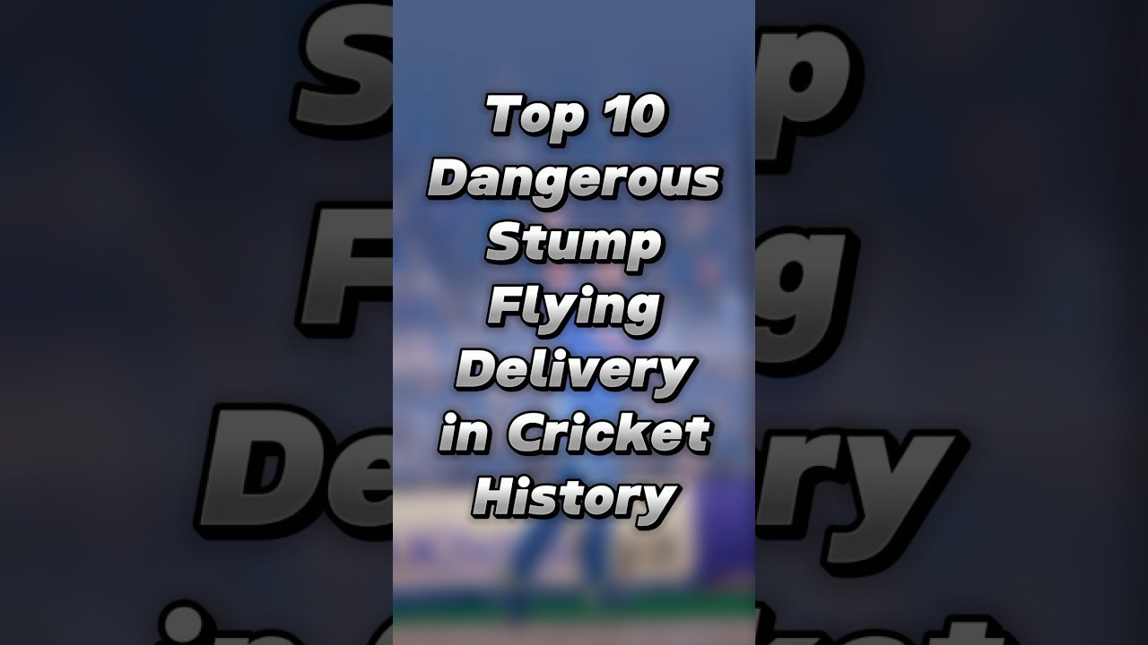 DANGEROUS Stump Flying Moments in Cricket History  #shorts in #trend ##ट्रेंडिंग ##वायरल ##वीडियो