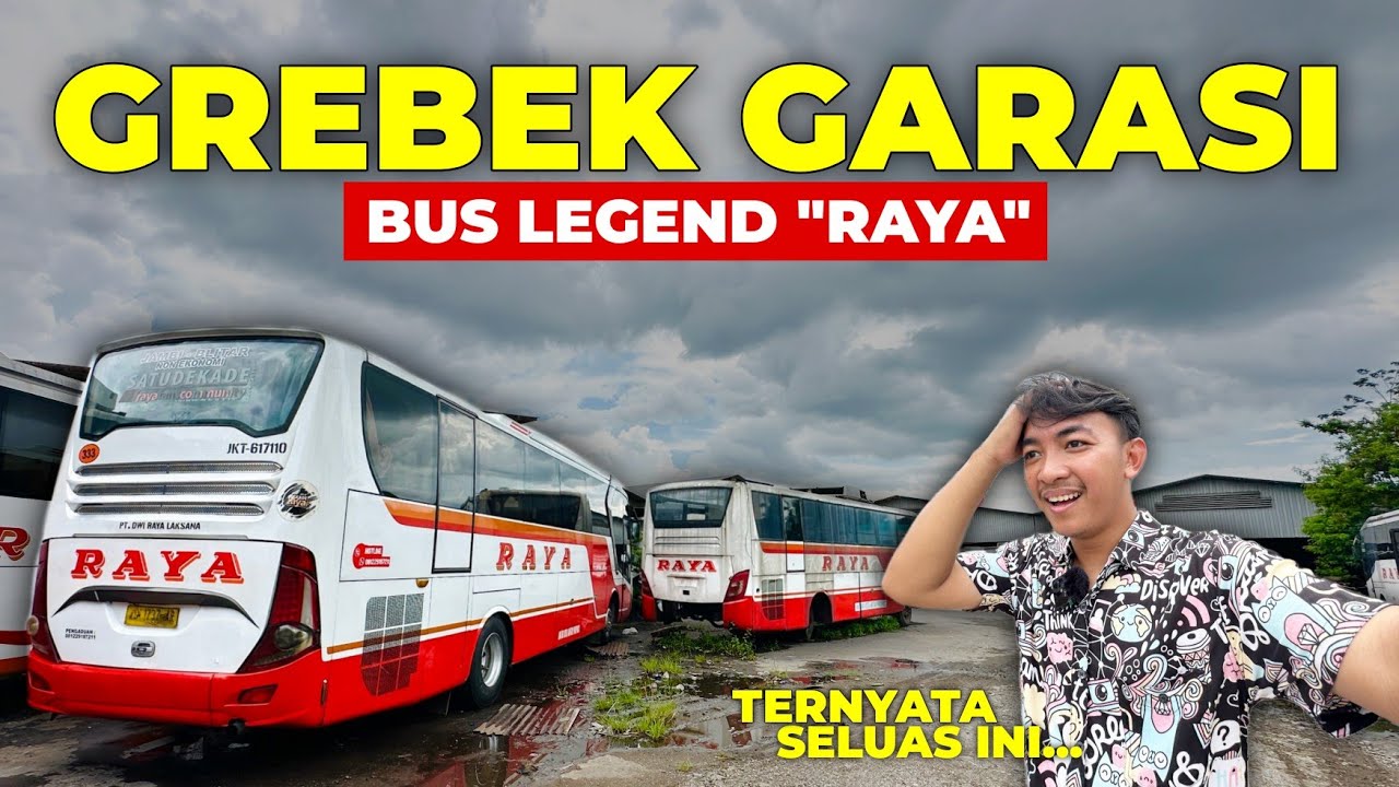 MOMEN LANGKA‼️ GREBEK GARASI BUS RAYA MALAH DIKASIH BISNYA‼️😱