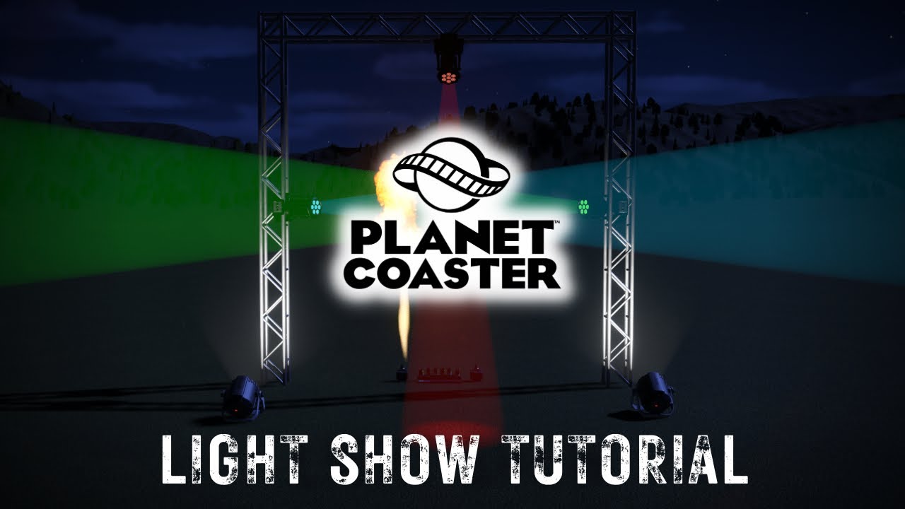 Planet Coaster Light Show Tutorial - Planet Coaster