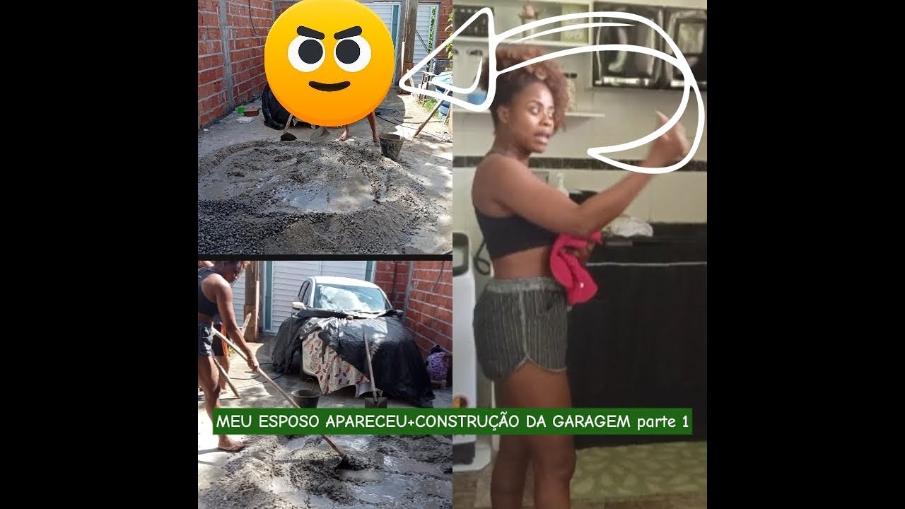 COMEÇOU! 🧱 Início da Obra da Garagem + Meu Esposo Aparece Pela Primeira Vez 😱 FAÇA VOCÊ MESMO!!