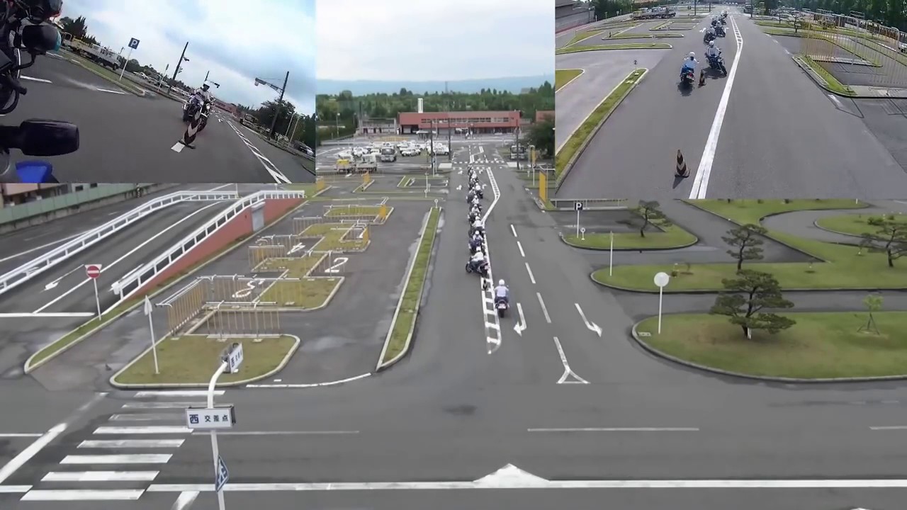 関目自動車学校　H270516　春の交通安全講習会　指導員バイクパフォーマンス ／ Osaka Japan