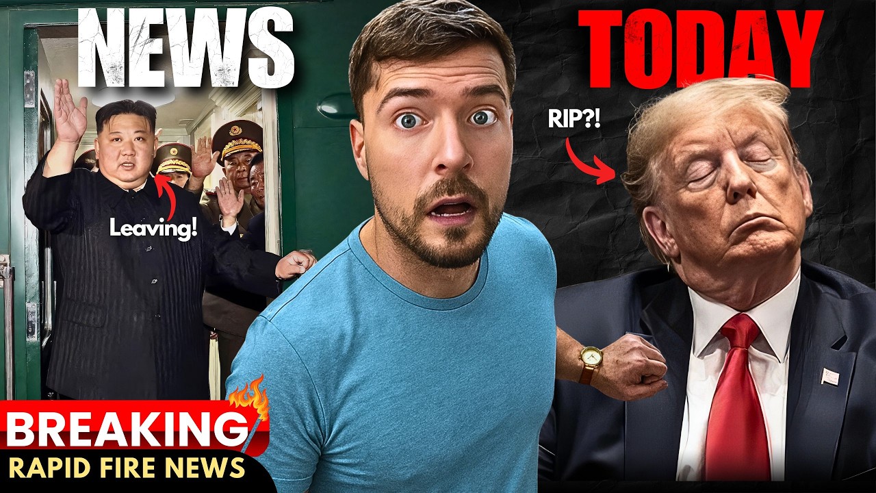 Even MrBeast Can&rsquo;t Believe He Did This.. Is Trump Okay?! & Kim Jong Un LEAVES North Korea!