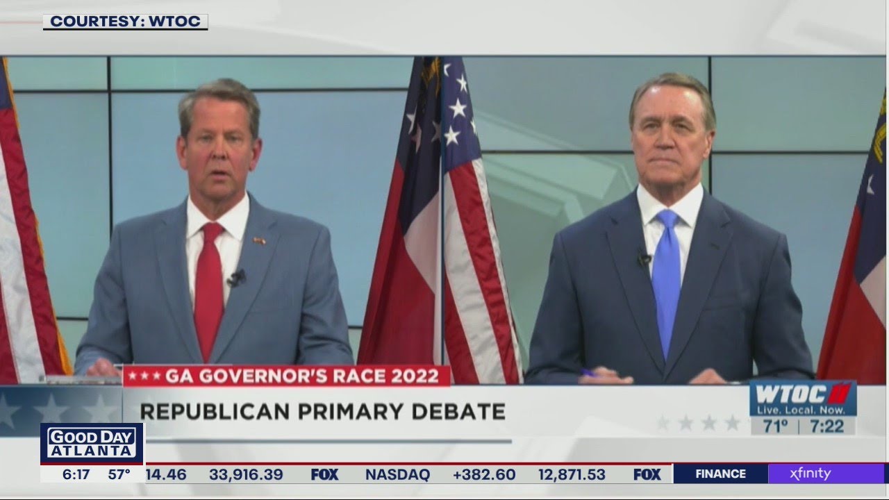 Brian Kemp, David Perdue clash in heated second GOP gubernatorial debate