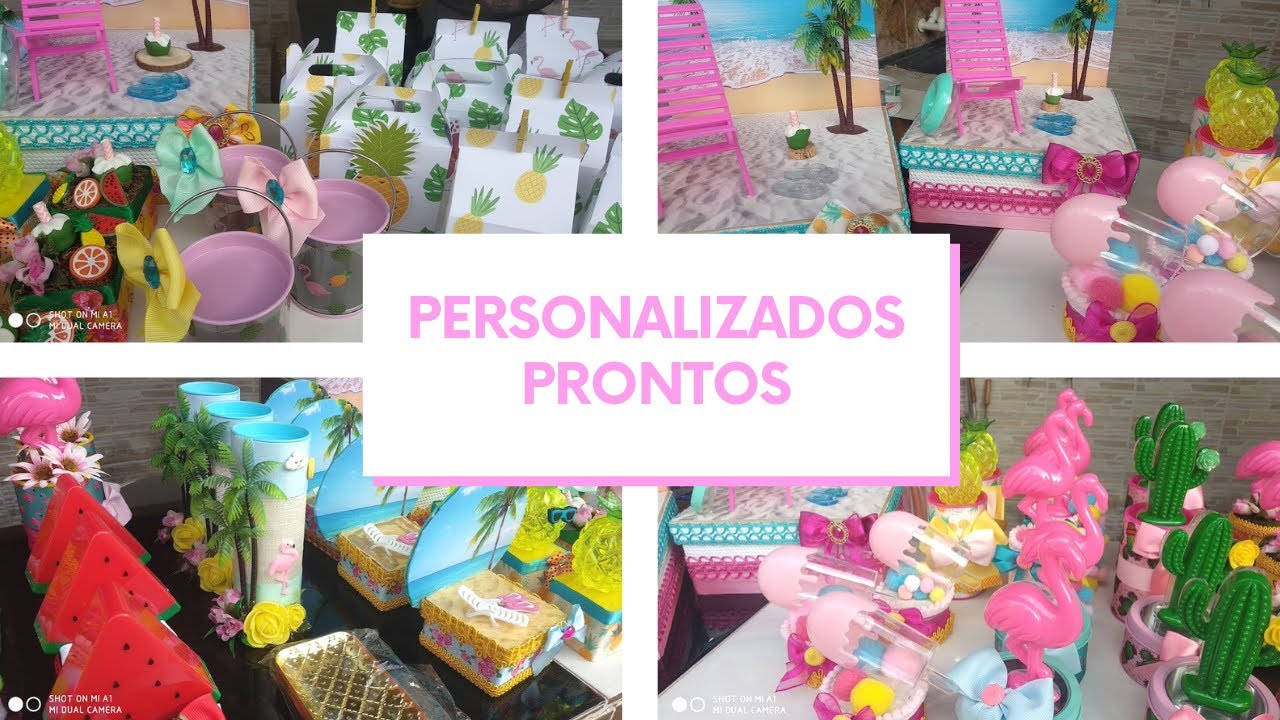 FESTA TROPICAL - Personalizados prontos 🍍🍹🌴