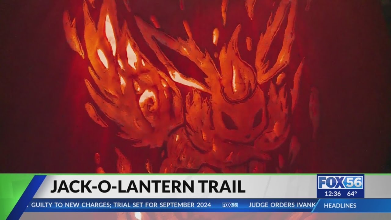 Nearly 1,000 people walked the Jack-O-Lantern trail at  McConnell Springs Park