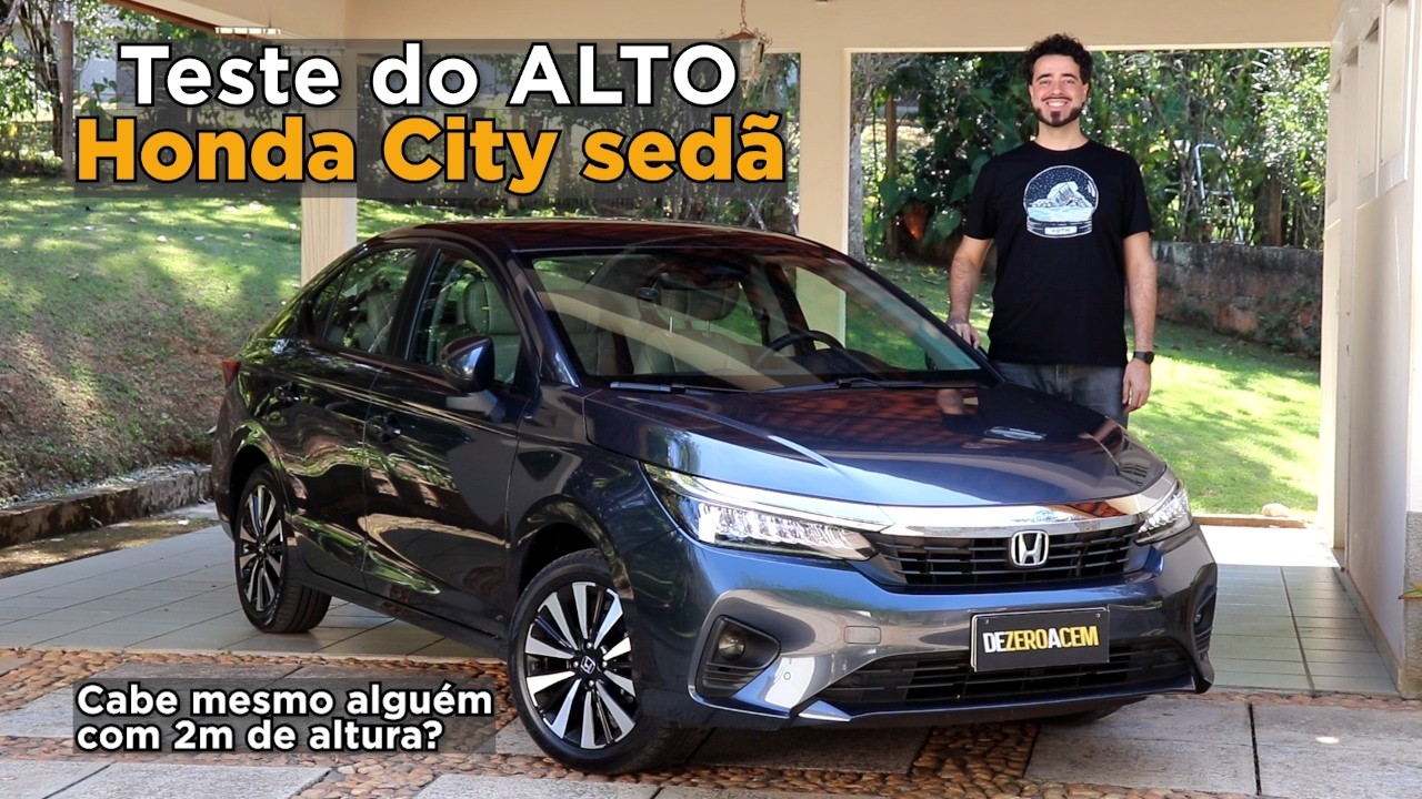 Teste do ALTO - Honda City Touring sedã tem mesmo um bom espaço interno? E a ergonomia?