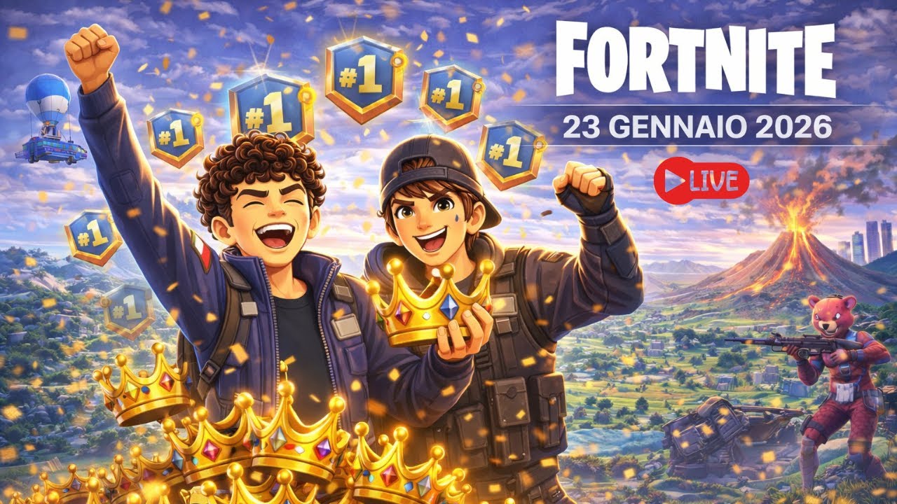 Quante vittorie su Fortnite Blitz! Ma che succede??? - Live del 23 gennaio 2026