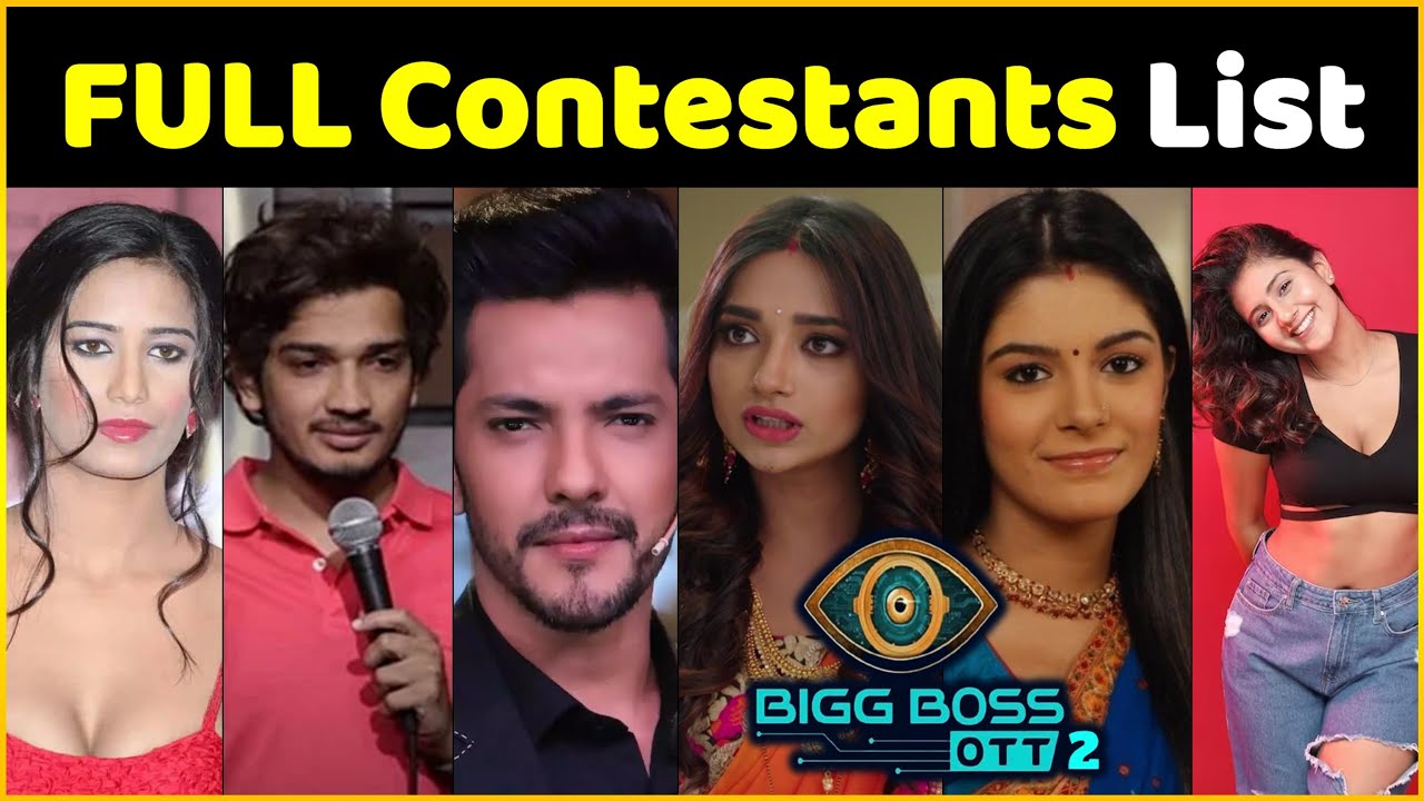 Bigg Boss OTT 2 Contestants List : Contestants List, These Contestants Can Be Seen In The Show !