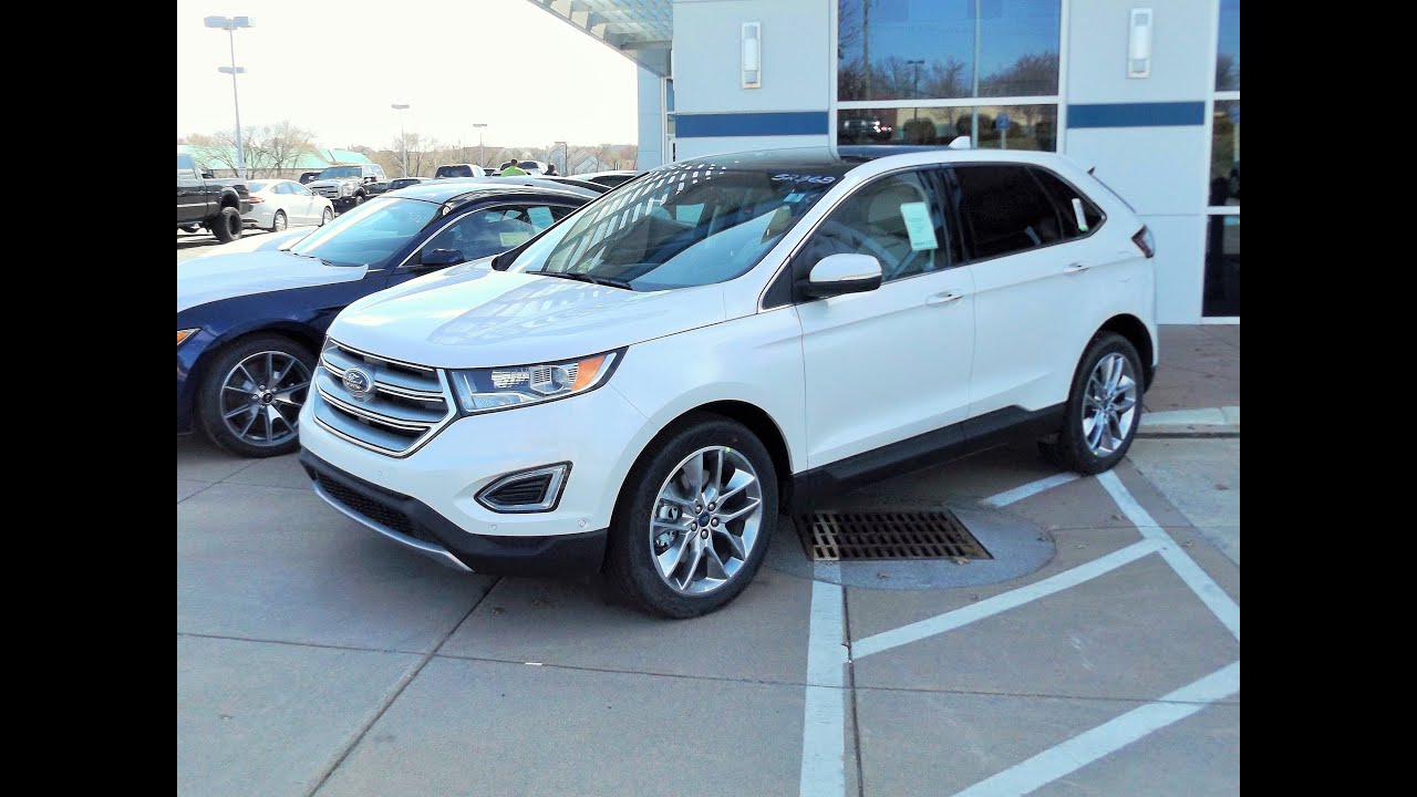 2015 Ford Edge Titanium AWD 3.5L V6 Start Up, Full Tour and Review