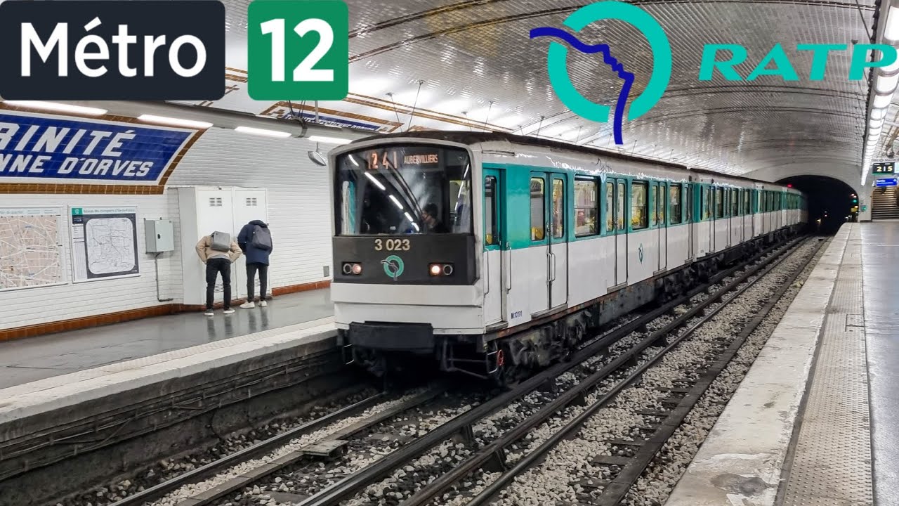 Métro ligne 12 : Prenez place avec moi dans une MF67 bruyante 📢 de Mairie d'Aubervilliers à Trinité