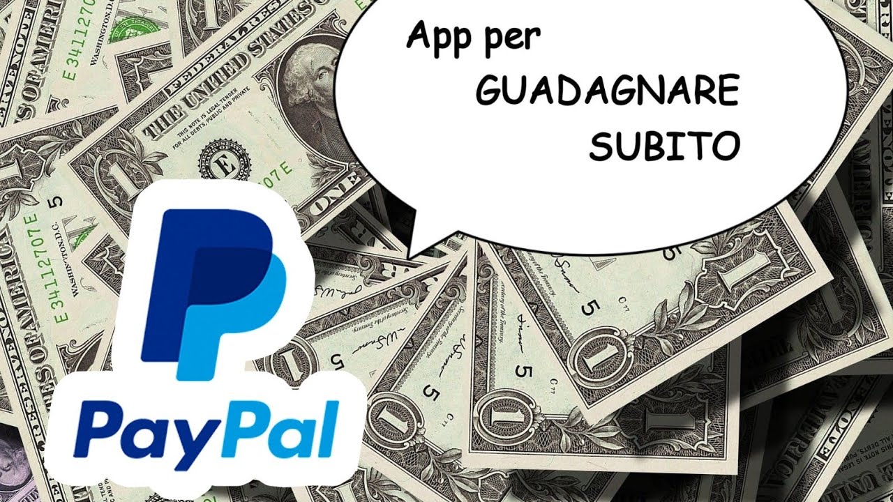 App per Guadagnare SOLDI gratis online su Paypal 💰💰 SUBITO in 3 ORE! 💶