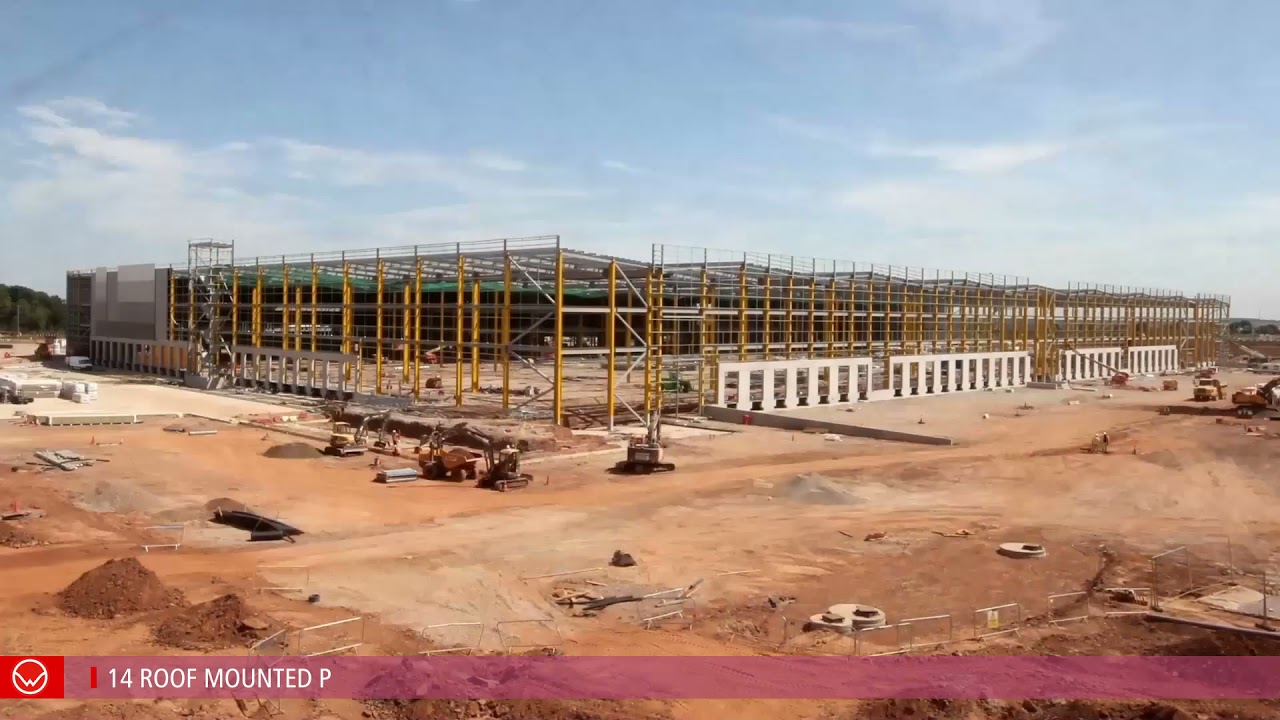 East Midlands Gateway - Unit 1, Amazon- Timelapse