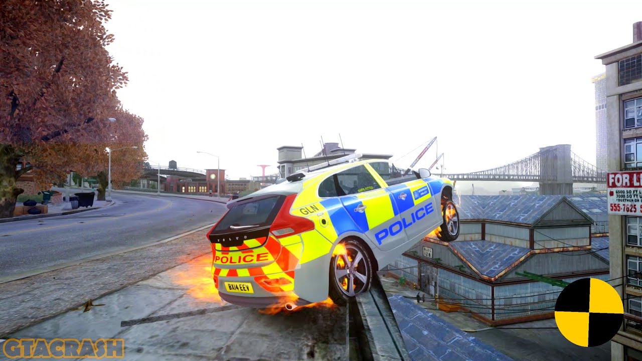 GTA 4 CRASH TESTING REAL CAR 233