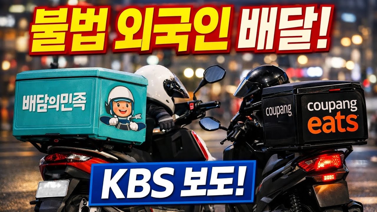 KBS 불법 외국인 배달 보도! 근본문제는?