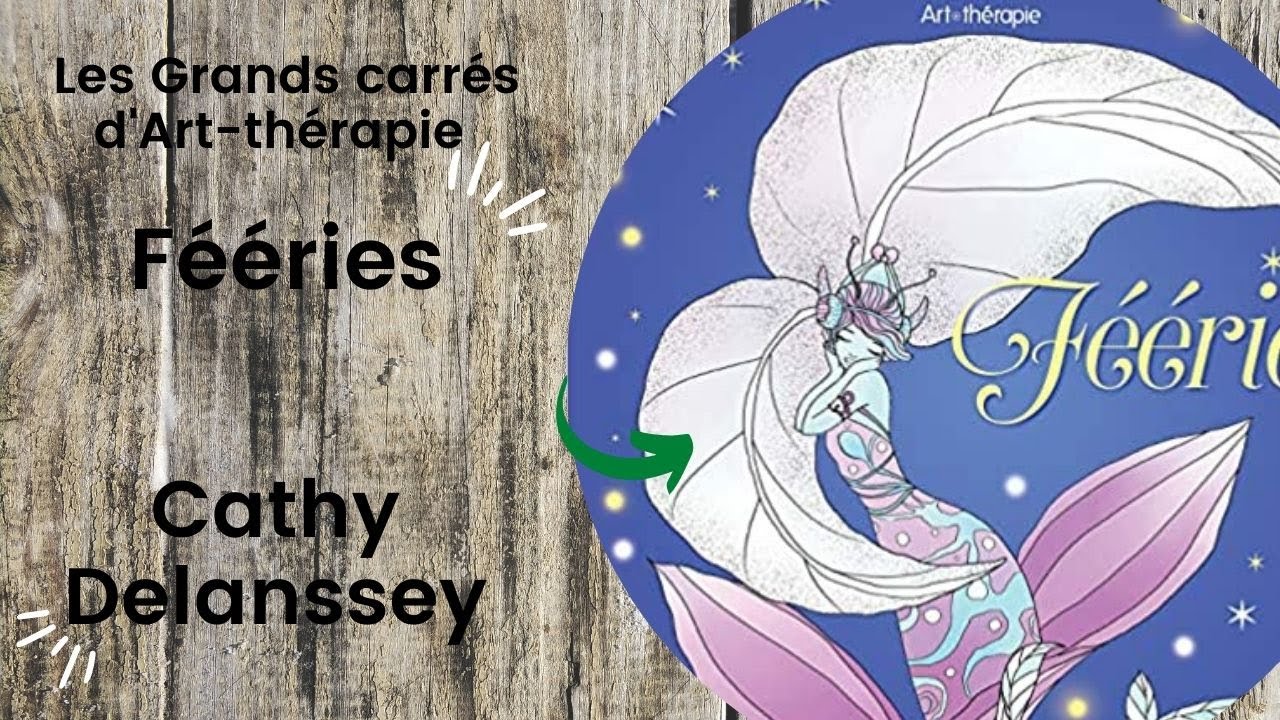 Feeries - Cathy Delanssay for Hachette // Adult Colouring Book Flip Through