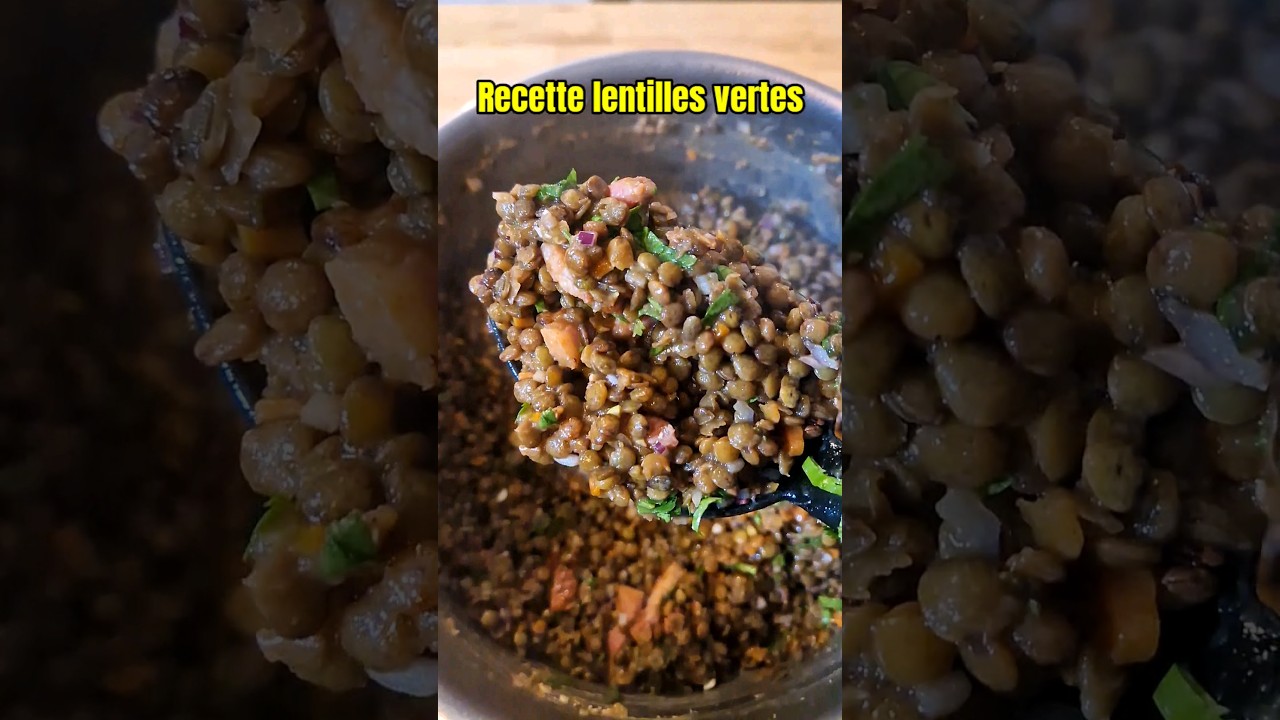 Recette lentilles vertes #lentilles #cuisine #recette #food