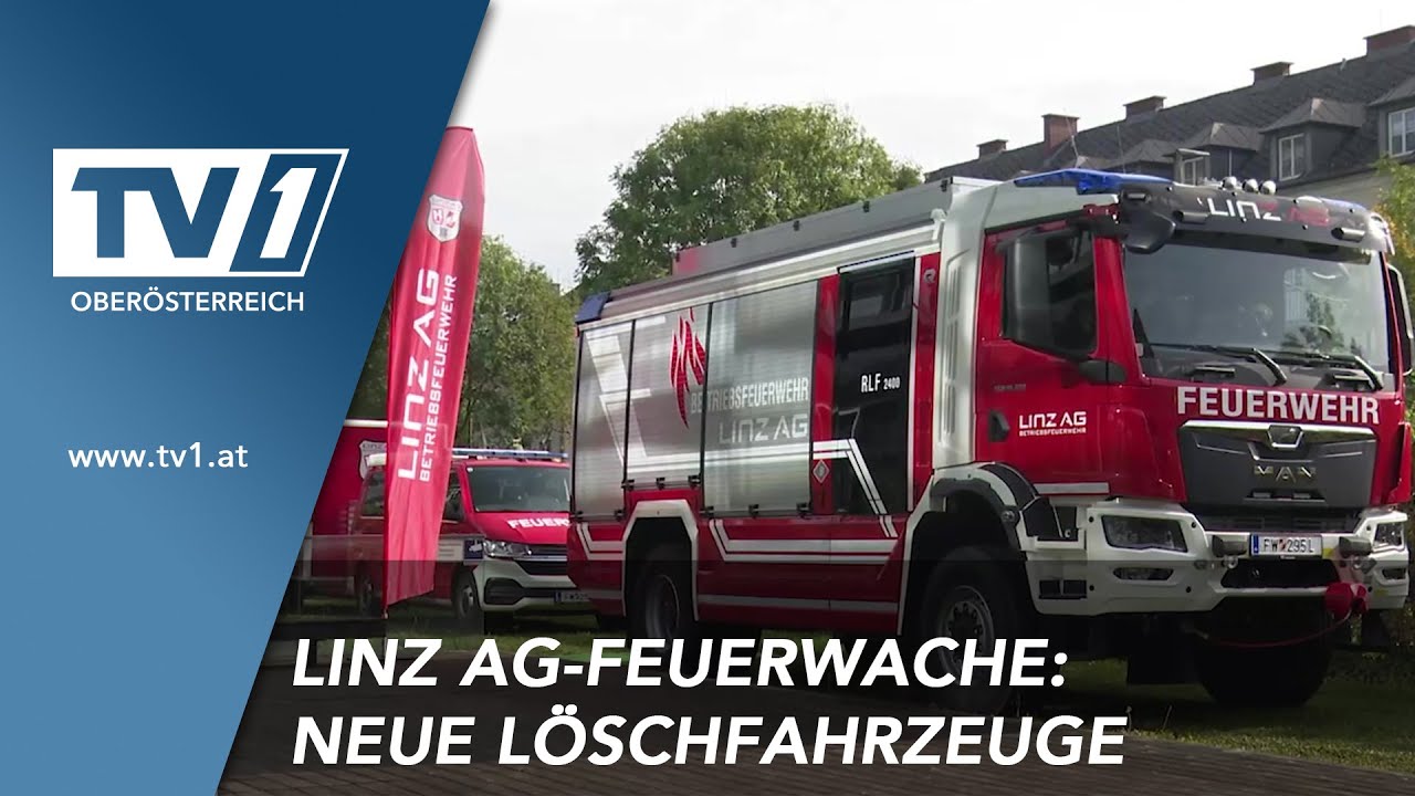 Neue Löschfahrzeuge für Betriebsfeuerwehr der LINZ AG