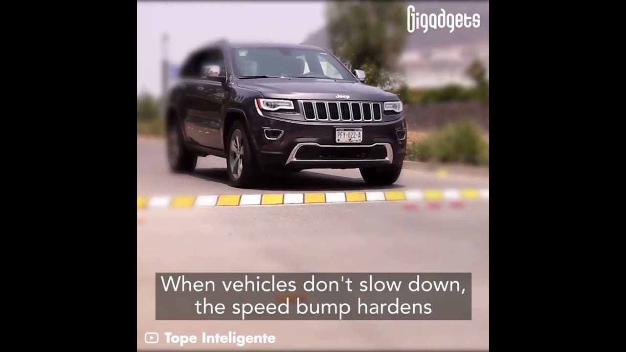 Tope Inteligente smart speed bump system #gigadgets #tope #speedbumps #speedbump